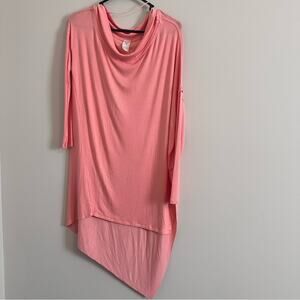 Free people peach tunic top size XS